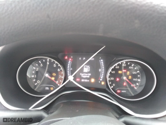 2020 Jeep Compass Sport with VIN 3C4NJDAB8LT148463, listed as a Copart auction lot 83387784 with 86,152 mi miles and Clean Title. Bid and sale history available at carsss.com. Image 9.