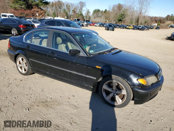 2002 BMW 3 Series 330i with VIN WBAEV53472KM17221, listed as a Copart auction lot 80840674 with 95,949 mi miles and Clean Title. Bid and sale history available at carsss.com. Image 4.