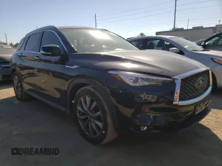 2019 Infiniti QX50 LUXE with VIN 3PCAJ5M32KF148349, listed as a Copart auction lot 45727503 with 28,227 mi miles. Bid and sale history available at carsss.com. Image 4.