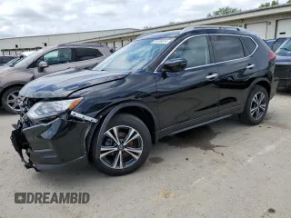 2019 Nissan Rogue SL with VIN 5N1AT2MV7KC795610, listed as a Copart auction lot 54126514 with 49,829 mi miles and Salvage Title. Bid and sale history available at carsss.com. Image 1.