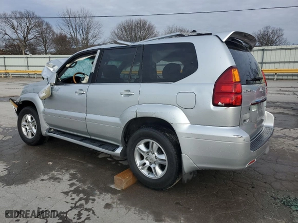 2006 Lexus GX 470 with VIN JTJBT20X560108788, listed as a Copart auction lot 45952395 with 0 mi miles and Salvage Title. Bid and sale history available at carsss.com. Image 2.