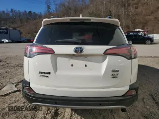2018 Toyota RAV4 XLE with VIN JTMRFREV7JJ741076, listed as a Copart auction lot 45454135 with 128,402 mi miles and Salvage Title. Bid and sale history available at carsss.com. Image 6.