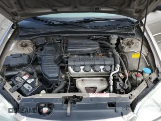 2001 Honda Civic LX with VIN 2HGES16541H601287, listed as a Copart auction lot 49763355 with 141,330 mi miles and Salvage Title. Bid and sale history available at carsss.com. Image 11.