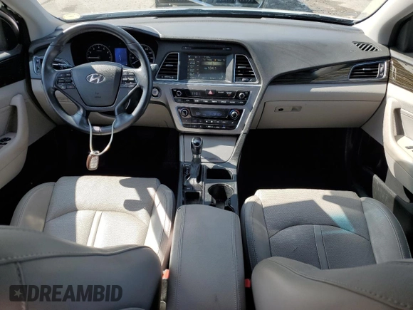 2016 Hyundai Sonata Sport with VIN 5NPE34AF1GH303597, listed as a Copart auction lot 51538355 with 102,229 mi miles and Salvage Title. Bid and sale history available at DreamBid. Image 8.