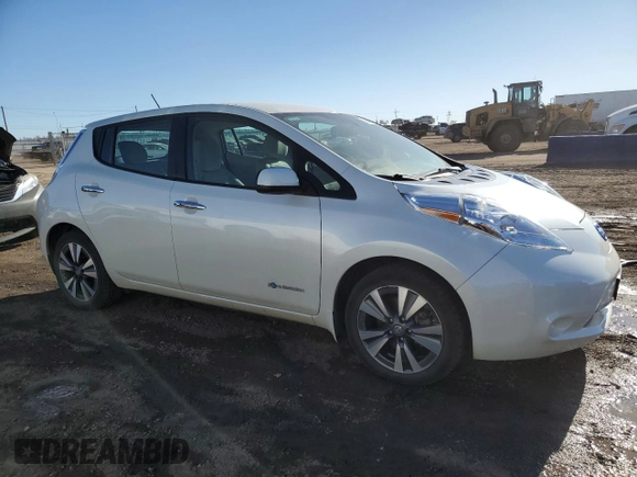 2016 Nissan LEAF S with VIN 1N4BZ0CP4GC305314, listed as a Copart auction lot 88545795 with 44,709 mi miles and Clean Title. Bid and sale history available at carsss.com. Image 4.