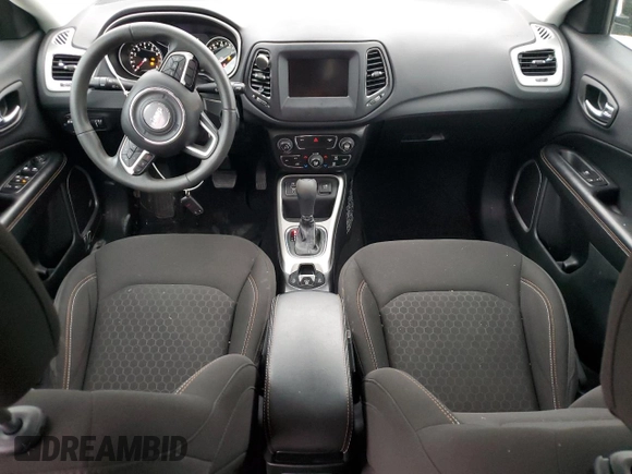2021 Jeep Compass Sport with VIN 3C4NJCAB9MT510988, listed as a Copart auction lot 51683555 with 48,953 mi miles and Salvage title. Bid and sale history available at DreamBid. Image 8.