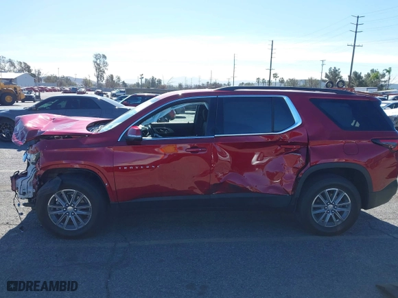 2023 Chevrolet Traverse LT Cloth with VIN 1GNERGKWXPJ118364, listed as a IAAI auction lot 41353176 with 35,183 mi miles. Bid and sale history available at carsss.com. Image 15.