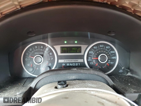 2005 Ford Expedition Eddie Bauer with VIN 1FMPU17555LA40702, listed as a Copart auction lot 84394414 with 216,043 mi miles and Salvage Title. Bid and sale history available at carsss.com. Image 9.