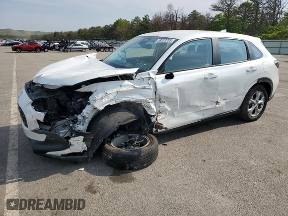 2023 Honda HR-V LX with VIN 3CZRZ2H31PM749026, listed as a Copart auction lot 59519705 with 22,810 mi miles and Salvage title. Bid and sale history available at DreamBid. Image 1.