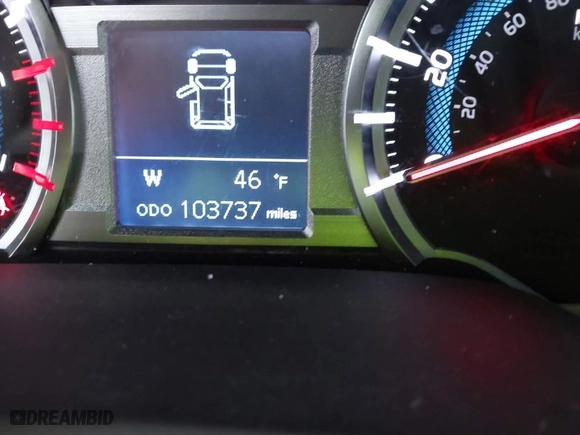 2019 Toyota 4Runner SR5 with VIN JTEBU5JR4K5679277, listed as a IAAI auction lot 41793373 with 103,737 mi miles. Bid and sale history available at carsss.com. Image 15.