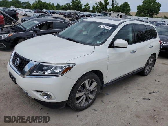 2015 Nissan Pathfinder SL z VIN 5N1AR2MM5FC638539, wystawiony jako Copart lot #61690725 z przebiegiem 200 655 mil mil oraz Czysty tytuł • Clean title. Historia ofert i sprzedaży dostępna na DreamBid. Obrazek 1.