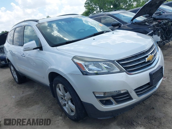 2017 Chevrolet Traverse Premier with VIN 1GNKVJKD8HJ135904, listed as a IAAI auction lot 42576473 with 92,526 mi miles and . Bid and sale history available at DreamBid. Image 1.