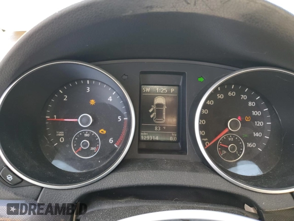 2010 Volkswagen Jetta SportWagen TDI with VIN 3VWTL7AJ9AM670212, listed as a Copart auction lot 71556684 with 129,314 mi miles and Salvage Title. Bid and sale history available at carsss.com. Image 9.