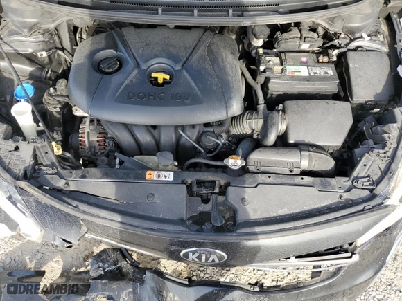 2014 Kia Forte LX with VIN KNAFK4A61E5190333, listed as a Copart auction lot 50500195 with 176,912 mi miles and Salvage Title. Bid and sale history available at carsss.com. Image 12.