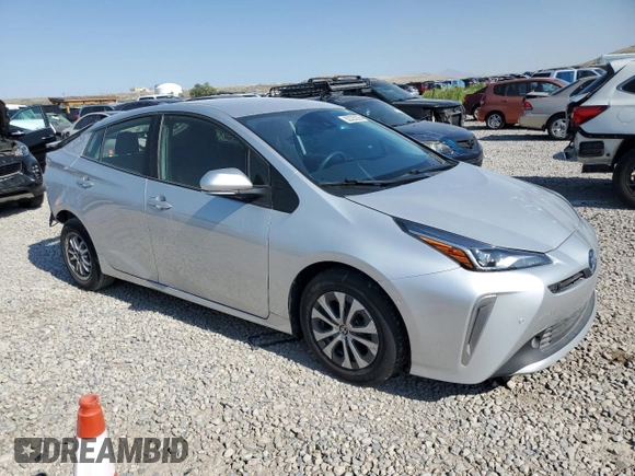 2022 Toyota Prius LE with VIN JTDL9MFU3N3037635, listed as a Copart auction lot 62325235 with 38,095 mi miles and Salvage title. Bid and sale history available at DreamBid. Image 4.