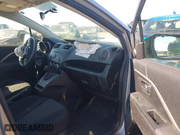 2012 Mazda 5 Sport with VIN JM1CW2BL3C0125660, listed as a IAAI auction lot 41595395 with 163,953 mi miles. Bid and sale history available at carsss.com. Image 5.