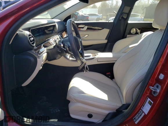 2023 Mercedes-Benz E 350 with VIN W1KZF8EB0PB139094, listed as a Copart auction lot 46427445 with 21,303 mi miles and Salvage Title. Bid and sale history available at DreamBid. Image 7.
