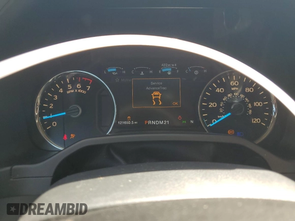2016 Ford F-150 XL with VIN 1FTEW1CG3GKE81606, listed as a Copart auction lot 47375895 with 121,650 mi miles and Salvage Title. Bid and sale history available at DreamBid. Image 9.