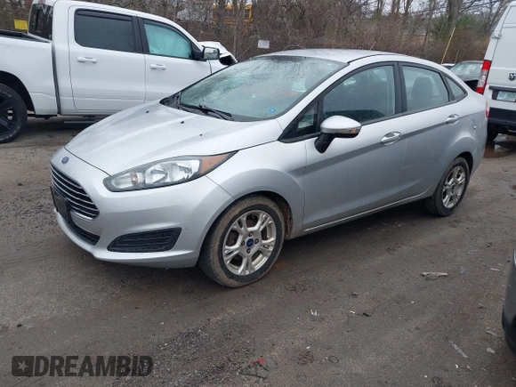 2015 Ford Fiesta SE with VIN 3FADP4BJ8FM199837, listed as a IAAI auction lot 42047680 with 159,177 mi miles. Bid and sale history available at carsss.com. Image 2.