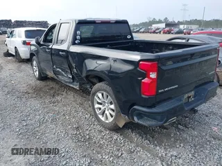 2020 Chevrolet Silverado 1500 Custom with VIN 1GCRWBEF3LZ196448, listed as a IAAI auction lot 41508665 with 95,187 mi miles. Bid and sale history available at carsss.com. Image 3.
