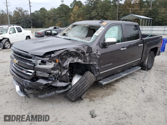 2016 Chevrolet Silverado 1500 LTZ with VIN 3GCUKSEJ2GG156040, listed as a Copart auction lot 83831464 with Not Provided miles and Salvage Title. Bid and sale history available at DreamBid. Image 1.