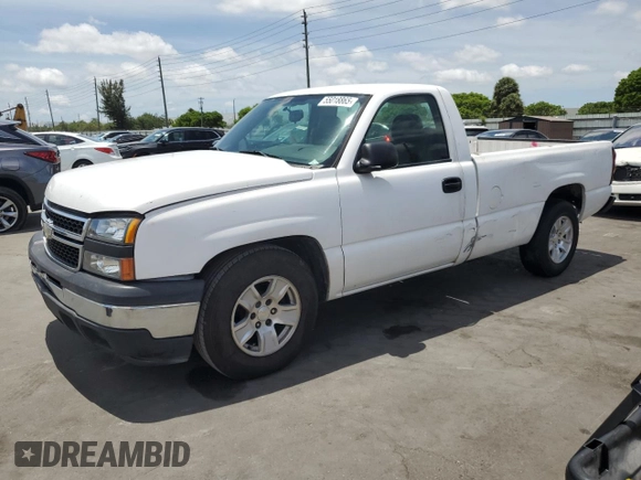 2006 Chevrolet Silverado 1500 Work Truck with VIN 1GCEC14X06Z279500, listed as a Copart auction lot 55018865 with 240,474 mi miles and Salvage Title. Bid and sale history available at DreamBid. Image 1.
