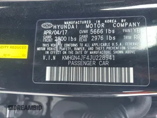 2018 Genesis G80 5.0L Ultimate with VIN KMHGN4JF4JU228941, listed as a Copart auction lot 75126194 with 61,704 mi miles and Non Repairable. Bid and sale history available at carsss.com. Image 12.