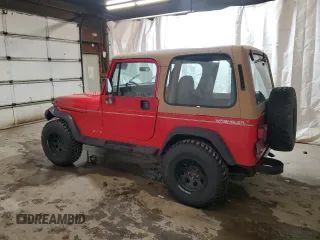 1995 Jeep Wrangler with VIN 1J4FY29S1SP246885, listed as a Copart auction lot 49591545 with 221,814 mi miles and Salvage Title. Bid and sale history available at carsss.com. Image 2.