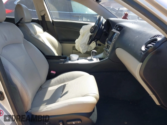 2010 Lexus IS 350 with VIN JTHBE5C28A5024781, listed as a IAAI auction lot 41855466 with Not provided miles and . Bid and sale history available at DreamBid. Image 5.