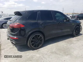 2017 Porsche Cayenne S E-Hybrid with VIN WP1AE2A23HLA71302, listed as a Copart auction lot 54586635 with 102,228 mi miles and Salvage title. Bid and sale history available at DreamBid. Image 3.