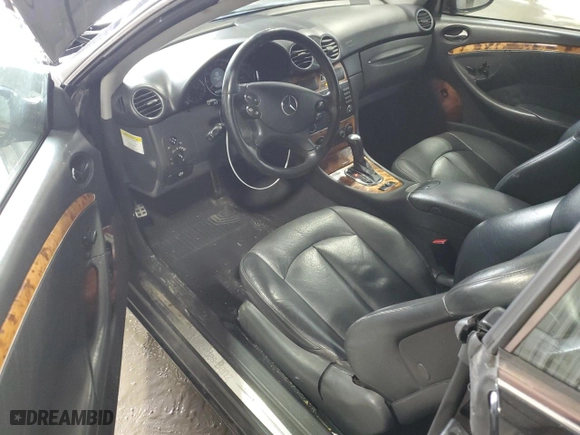 2005 Mercedes-Benz CLK-Class 3.2L with VIN WDBTK65GX5T053146, listed as a Copart auction lot 53357484 with 113,440 mi miles and Salvage Title. Bid and sale history available at carsss.com. Image 8.