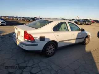 2001 Volvo S60 with VIN YV1RS61R812029585, listed as a Copart auction lot 41714365 with 123,988 mi miles and Salvage Title. Bid and sale history available at carsss.com. Image 3.