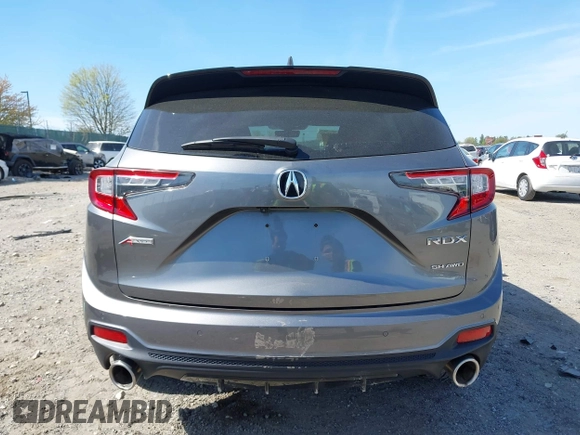 2023 Acura RDX Advance with VIN 5J8TC2H8XPL013018, listed as a IAAI auction lot 42102048 with 16,416 mi miles and . Bid and sale history available at DreamBid. Image 15.