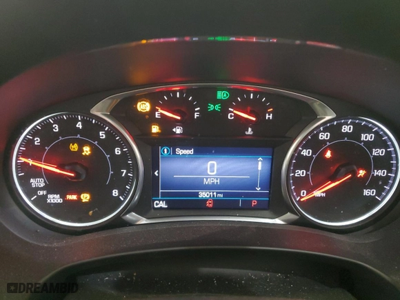 2020 GMC Terrain SLE with VIN 3GKALMEV1LL299114, listed as a Copart auction lot 47735135 with 35,011 mi miles and Salvage Title. Bid and sale history available at carsss.com. Image 9.