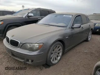 2006 BMW 7 Series 750i with VIN WBAHL83576DT02237, listed as a Copart auction lot 69666254 with 125,055 mi miles and Clean Title. Bid and sale history available at carsss.com. Image 1.
