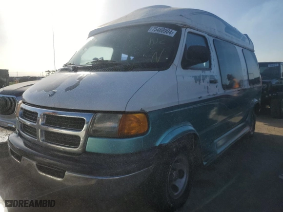 1999 Dodge Ram Van Conversion with VIN 2B6HB11Y5XK521588, listed as a Copart auction lot 75468904 with NaN miles and Non Repairable. Bid and sale history available at carsss.com. Image 1.
