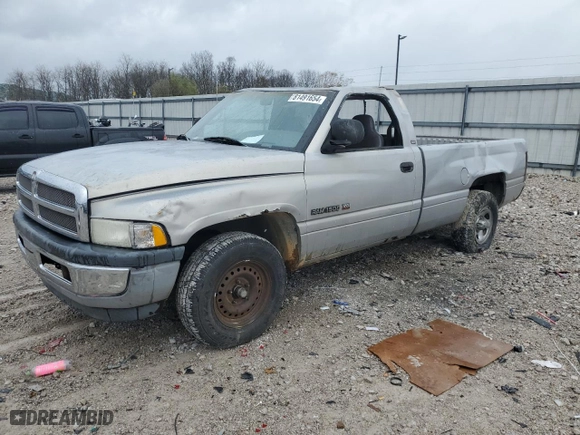 1999 Dodge Ram 1500 with VIN 1B7HC16Y5XS313699, listed as a Copart auction lot 81491654 with 177,348 mi miles and Salvage Title. Bid and sale history available at carsss.com. Image 1.