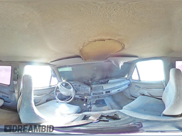 1996 Ford F-250 with VIN 1FTHX26F8TEA06626, listed as a Copart auction lot 43053205 with Not provided miles and Salvage title. Bid and sale history available at DreamBid. Image 12.