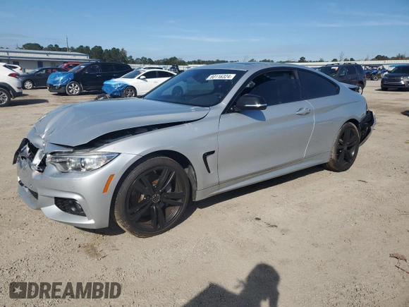 2016 BMW 4 Series 435i xDrive z VIN WBA3R5C55GK373134, wystawiony jako Copart lot #80116324 z przebiegiem 87 013 mil mil oraz Szkoda całkowita • Salvage title. Historia ofert i sprzedaży dostępna na DreamBid. Obrazek 1.