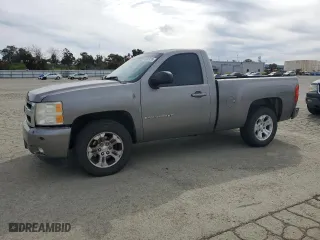 2007 Chevrolet Silverado 1500 LT w/1LT with VIN 1GCEC14087Z593402, listed as a Copart auction lot 49885495 with 156,682 mi miles and Salvage Title. Bid and sale history available at carsss.com. Image 1.