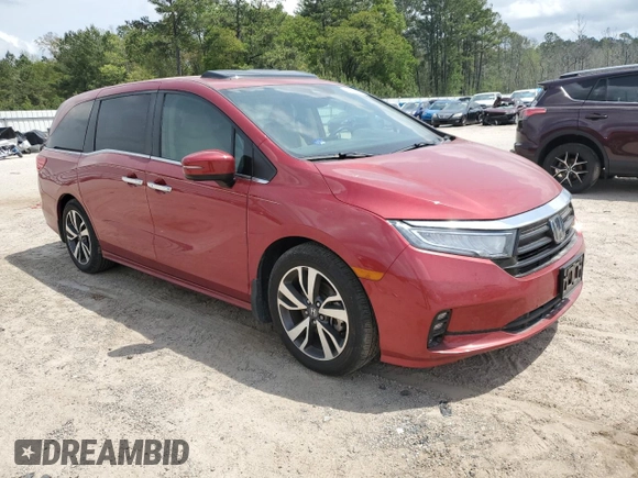 2022 Honda Odyssey Touring z VIN 5FNRL6H88NB001837, wystawiony jako Copart lot #51494635 z przebiegiem 37 695 mil mil oraz Szkoda całkowita • Salvage title. Historia ofert i sprzedaży dostępna na DreamBid. Obrazek 4.