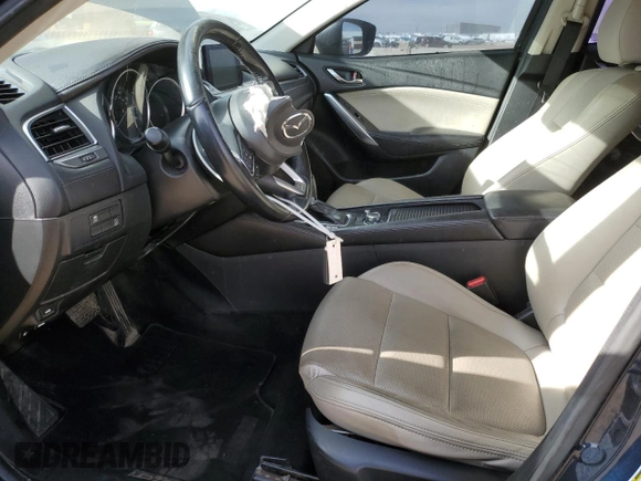 2017 Mazda Mazda6 Touring with VIN JM1GL1V55H1124268, listed as a Copart auction lot 49258275 with 189,247 mi miles and Salvage Title. Bid and sale history available at carsss.com. Image 7.