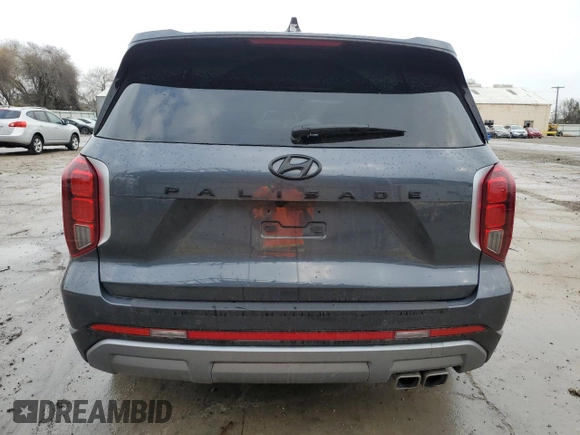 2024 Hyundai Palisade Limited z VIN KM8R54GE9RU731125, wystawiony jako Copart lot #43261325 z przebiegiem 4 929 mil mil oraz Szkoda całkowita • Salvage title. Historia ofert i sprzedaży dostępna na DreamBid. Obrazek 6.