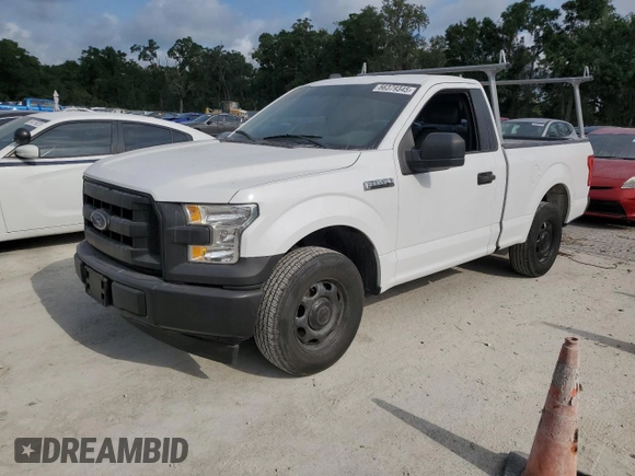 2017 Ford F-150 XL with VIN 1FTMF1C80HKE39125, listed as a Copart auction lot 56379345 with 136,264 mi miles and Clean title. Bid and sale history available at DreamBid. Image 1.