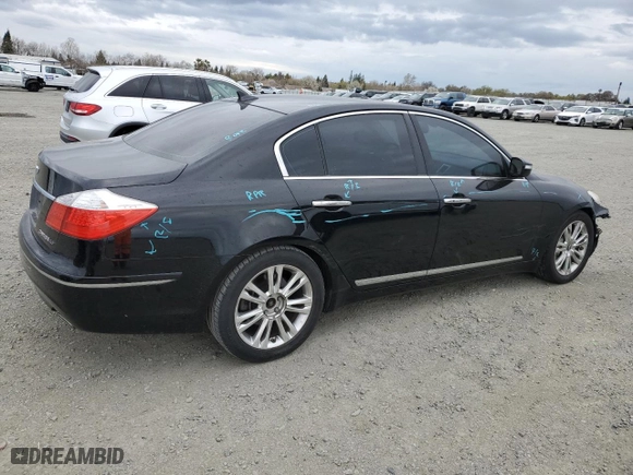 2010 Hyundai Genesis with VIN KMHGC4DF7AU071553, listed as a Copart auction lot 48318205 with 118,062 mi miles and Salvage Title. Bid and sale history available at carsss.com. Image 3.