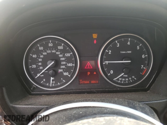 2008 BMW 3 Series 328xi with VIN WBAVC73528KP38456, listed as a Copart auction lot 54855785 with 267,668 mi miles and Clean title. Bid and sale history available at DreamBid. Image 9.