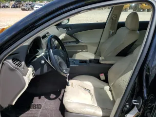 2009 Lexus IS 250 with VIN JTHBK262295096302, listed as a Copart auction lot 54860505 with 141,960 mi miles and Salvage title. Bid and sale history available at DreamBid. Image 7.