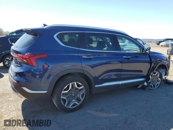 2021 Hyundai Santa Fe Limited with VIN 5NMS4DAL7MH349921, listed as a Copart auction lot 49592725 with 50,541 mi miles and Salvage Title. Bid and sale history available at carsss.com. Image 3.