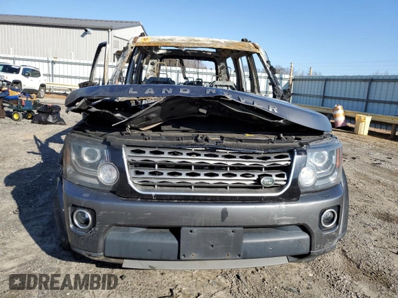 2016 Land Rover LR4 HSE with VIN SALAG2V62GA792643, listed as a Copart auction lot 43708605 with Not provided miles and Non repairable. Bid and sale history available at DreamBid. Image 5.