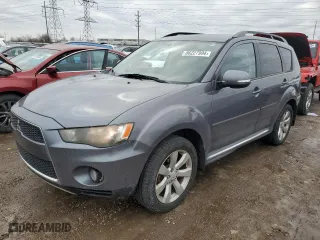 2010 Mitsubishi Outlander XLS with VIN JA4JT4AX1AZ014849, listed as a Copart auction lot 86227994 with 225,869 mi miles and Clean Title. Bid and sale history available at carsss.com. Image 1.